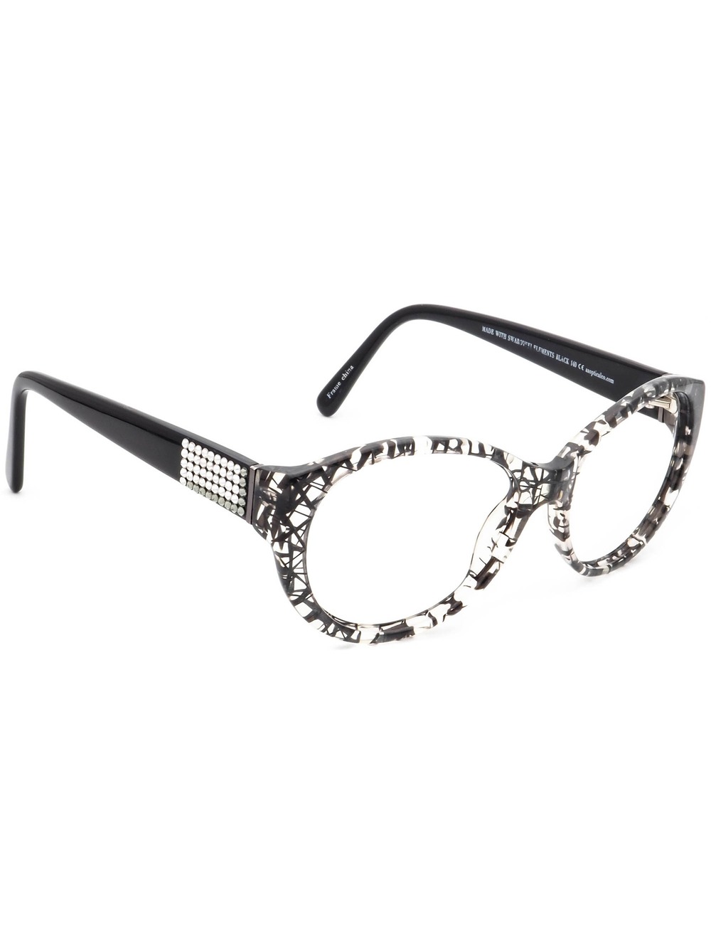 Jimmy Crystal JCS601 Made With Swarovski Elements Sunglasses (no lenses)